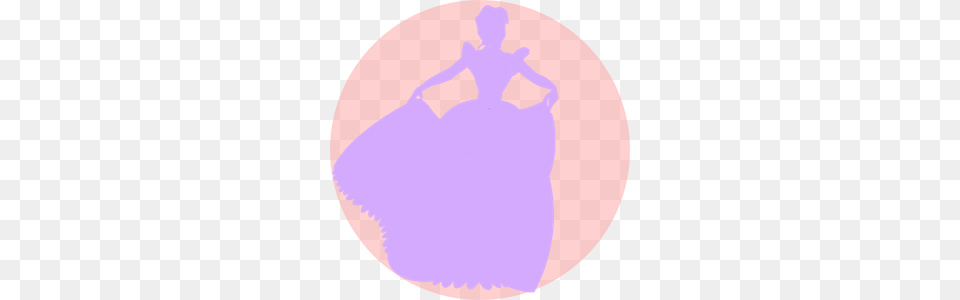 White Princess Silhouette In Pink Background Clip Arts For Web, Clothing, Dancing, Dress, Formal Wear Free Transparent Png