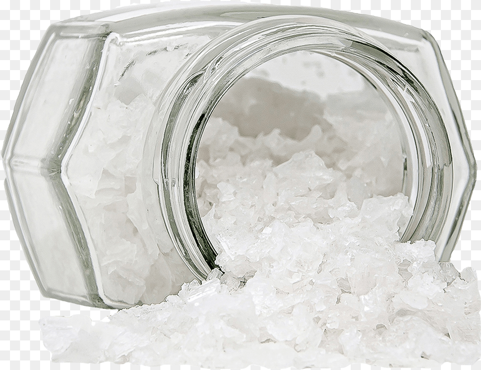 White Pyramid Sea Saltclass, Jar, Crystal, Mineral, Ice Free Transparent Png