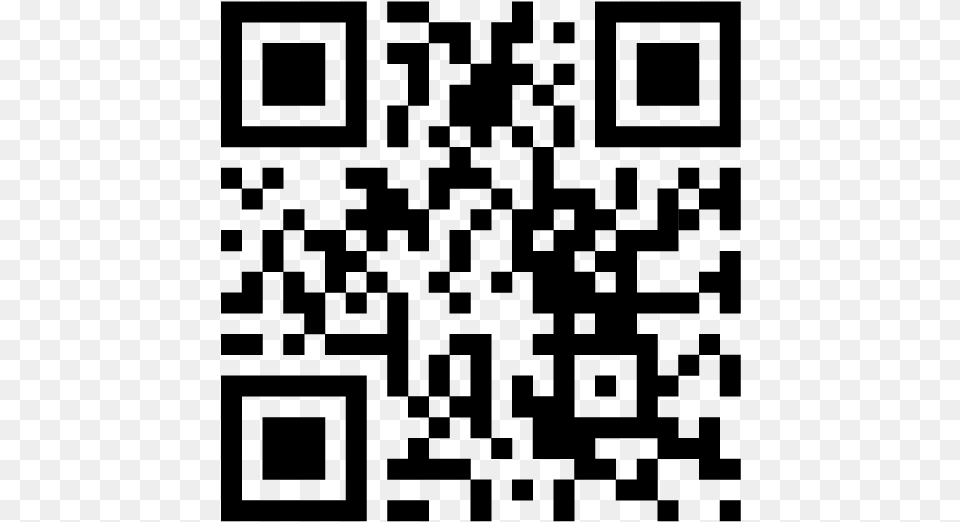 White Qr Code, Gray Png