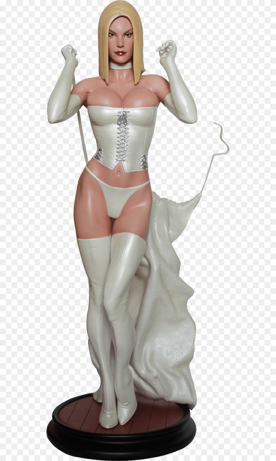 White Queen Emma Frost Statue By Sideshow Collectibles Figurine, Adult, Person, Woman, Female Free Png Download