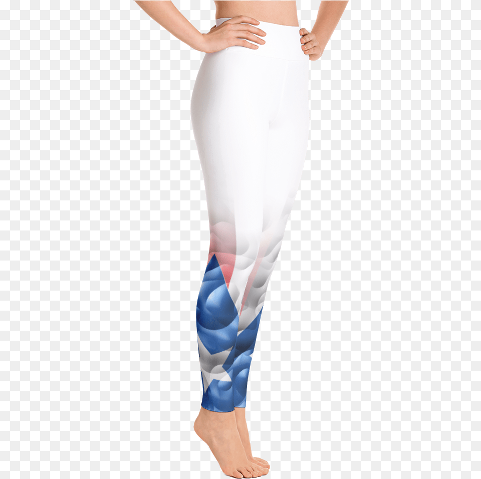 White Quotorganic Puerto Rico Flagquot Yoga Pants, Clothing, Shorts, Hosiery Free Png Download