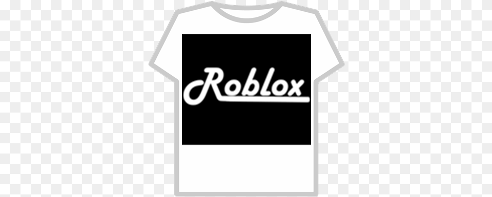 White R Logo Roblox Crew Neck, Clothing, T-shirt, Shirt Png
