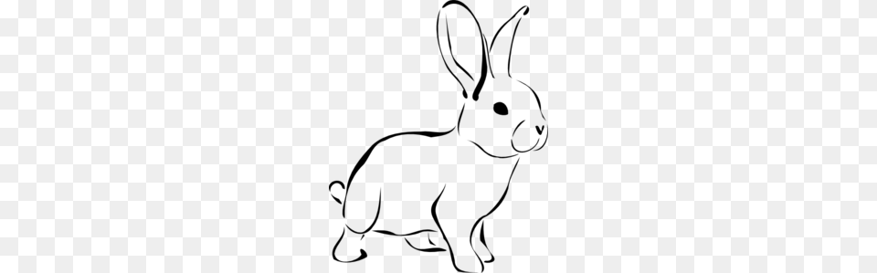 White Rabbit Clip Art, Gray Free Png