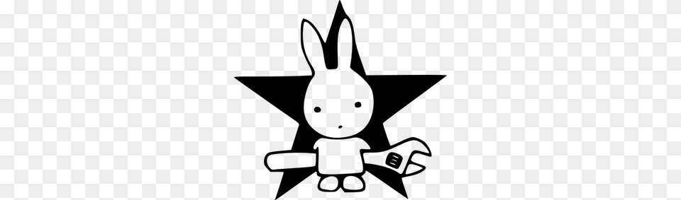 White Rabbit Clip Art, Gray Free Transparent Png