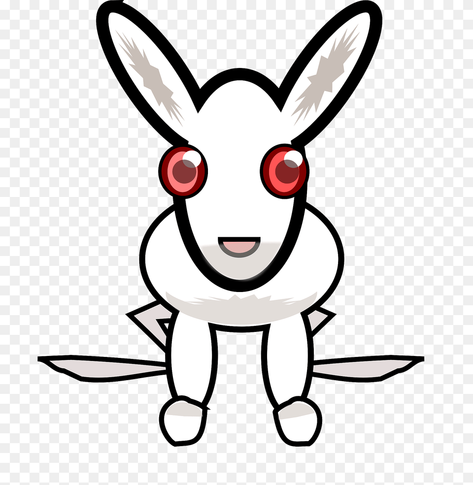 White Rabbit Clipart, Livestock, Animal, Mammal, Face Png