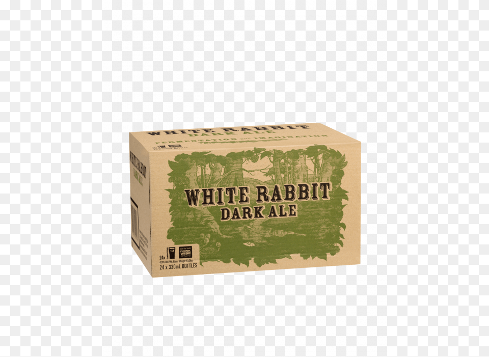 White Rabbit Dark Ale 24 X 330ml White Rabbit Dark Ale Carton, Box Free Png