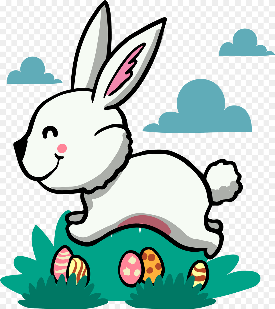 White Rabbit Easter Bunny European Rabbit Desenho De Coelhinhos Colorido, Animal, Mammal, Baby, Person Free Transparent Png