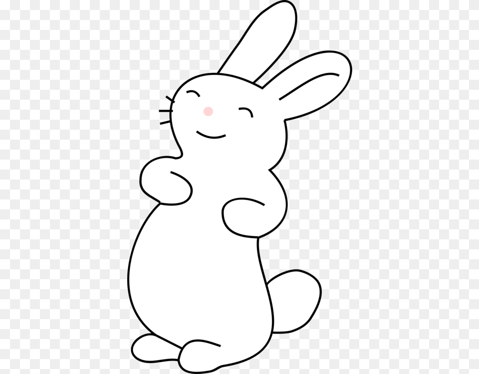 White Rabbit Easter Bunny Hare Cartoon, Animal, Mammal, Baby, Person Free Transparent Png