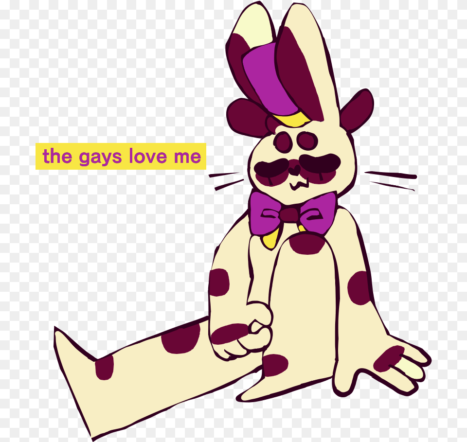 White Rabbit Is A Fluffy Dork Who S Basically Just Cartoon, Purple, Baby, Person, Animal Free Png