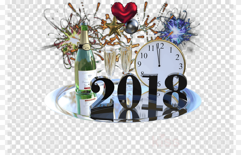 White Rabbit New Years Clipart New Year39s Eve New Year39s Newyearseve Clock, Chess, Game, Alcohol, Beverage Png