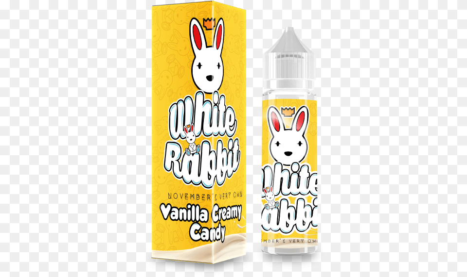 White Rabbit White Rabbit Flavor Vape, Face, Head, Person, Bottle Free Png Download
