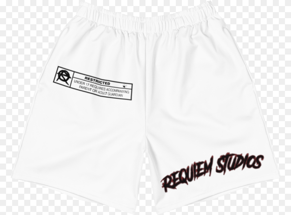 White Rated R Shorts Boardshorts, Clothing, Skirt, Swimming Trunks Png Image