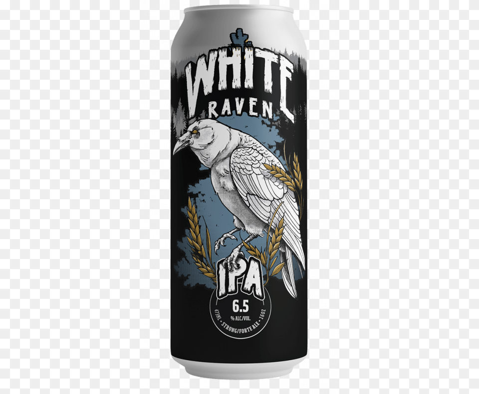 White Raven India Pale Ale, Alcohol, Beer, Beverage, Lager Free Transparent Png