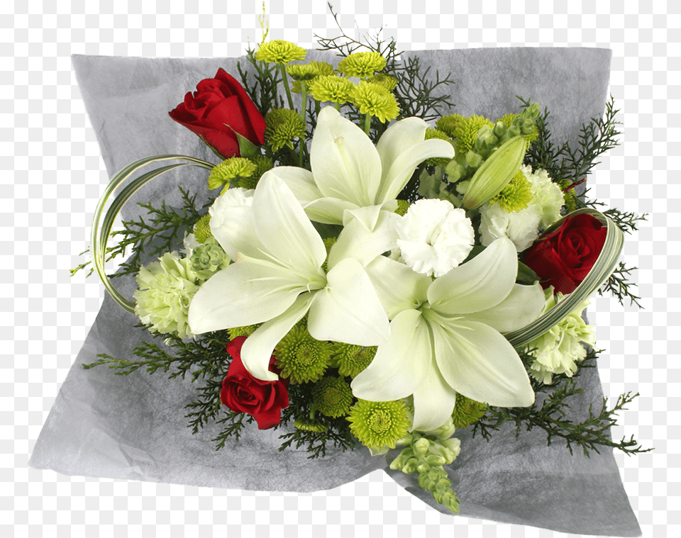 White Red Green Wholesale Christmas Flowers Greenery Crafts Hobbies, Flower, Flower Arrangement, Flower Bouquet, Plant Free Png Download