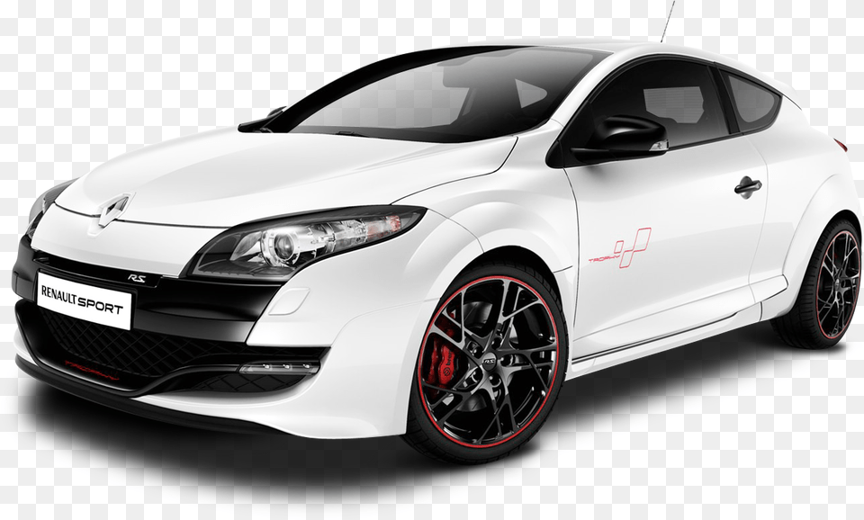 White Renault Megane Rs Trophy Car Image Renault Megane Rs Trophy, Sedan, Transportation, Vehicle, Machine Free Transparent Png