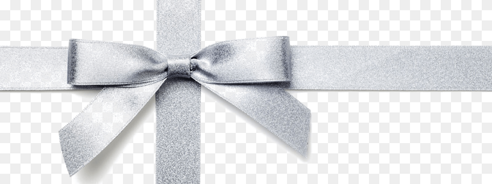 White Ribbon Image Silver Gift Ribbon, Accessories, Formal Wear, Tie, Blade Free Transparent Png