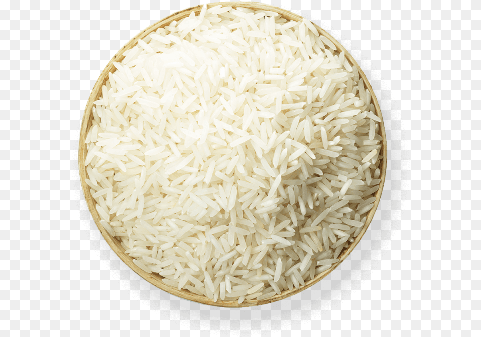 White Rice, Food, Grain, Produce, Plate Free Png Download