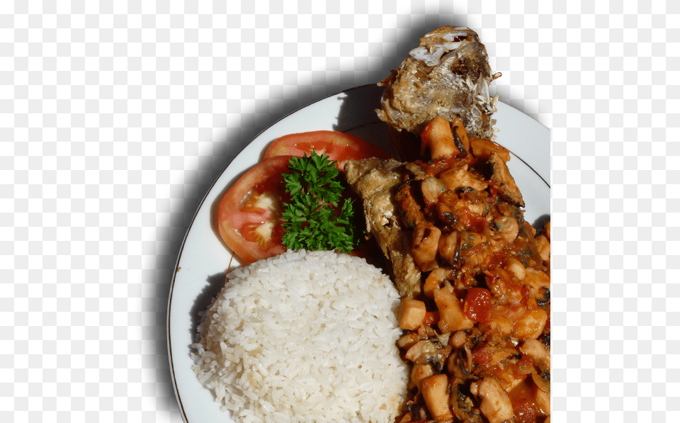 White Rice, Food, Food Presentation, Meal, Plate Png