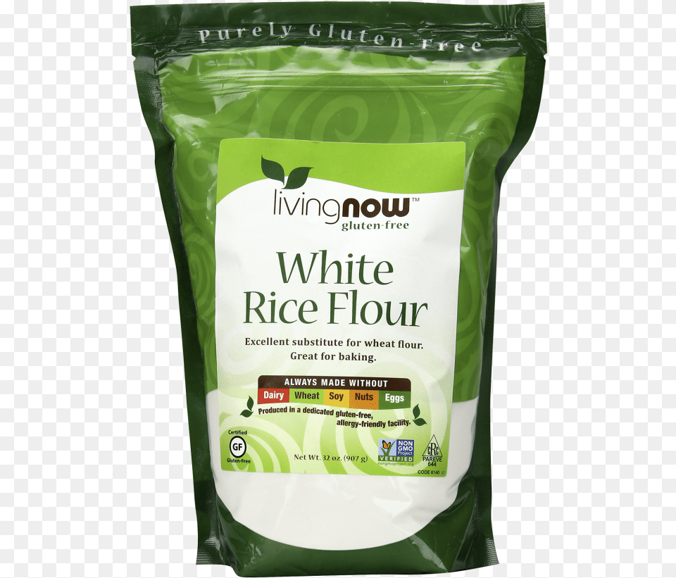 White Rice Flour Now Foods White Rice Flour 32 Oz, Powder, Food, Can, Tin Png Image