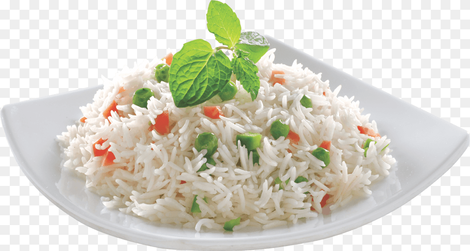 White Rice High Quality Image Basmati Rice, Food, Food Presentation, Plate, Produce Free Png