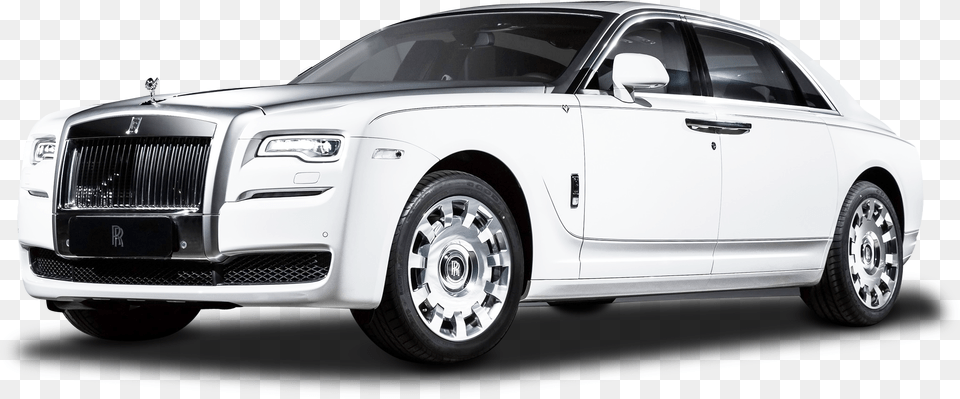 White Rolls Royce Car Clipart Rolls Royce Transparent, Wheel, Vehicle, Transportation, Spoke Free Png