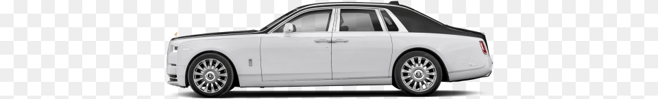 White Rolls Royce Background Rolls Royce Phantom, Car, Vehicle, Transportation, Sedan Free Transparent Png