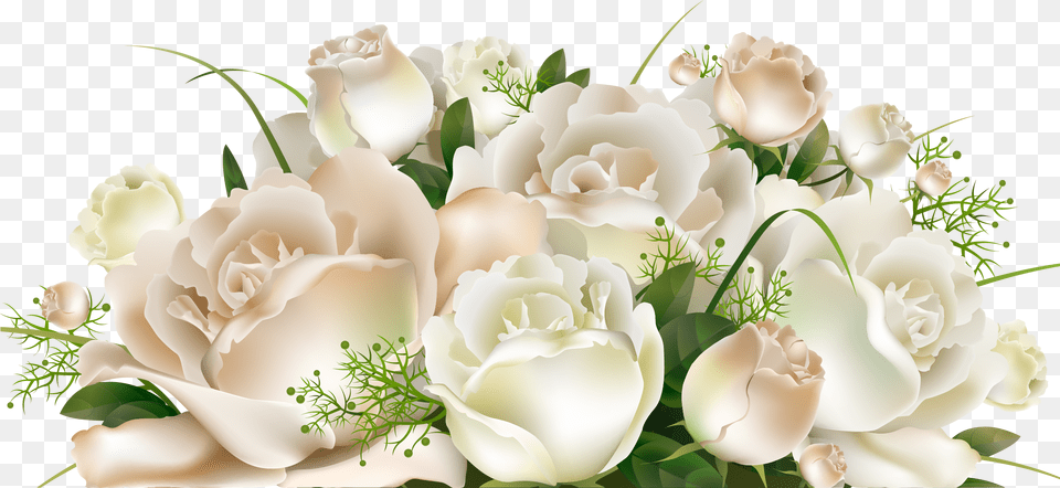 White Rose Bunch Wedding Themes Vector, Art, Plant, Graphics, Food Free Png