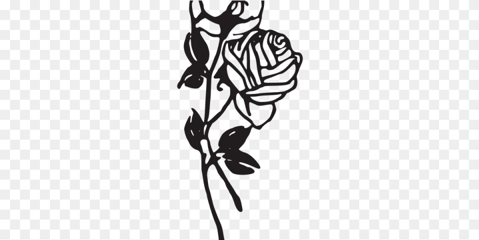 White Rose Clipart Rose Bud Rose Black And White, Stencil, Baby, Flower, Person Free Transparent Png