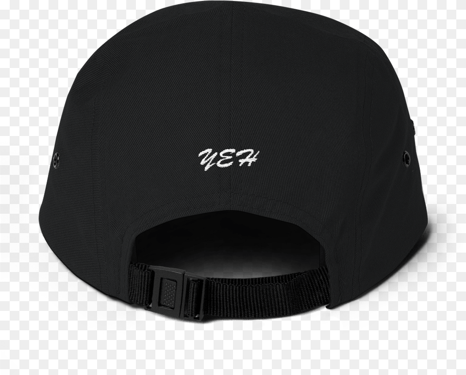 White Rose Graphic 03 Yehbackhat 03 Mockup Back Black, Baseball Cap, Cap, Clothing, Hat Free Transparent Png