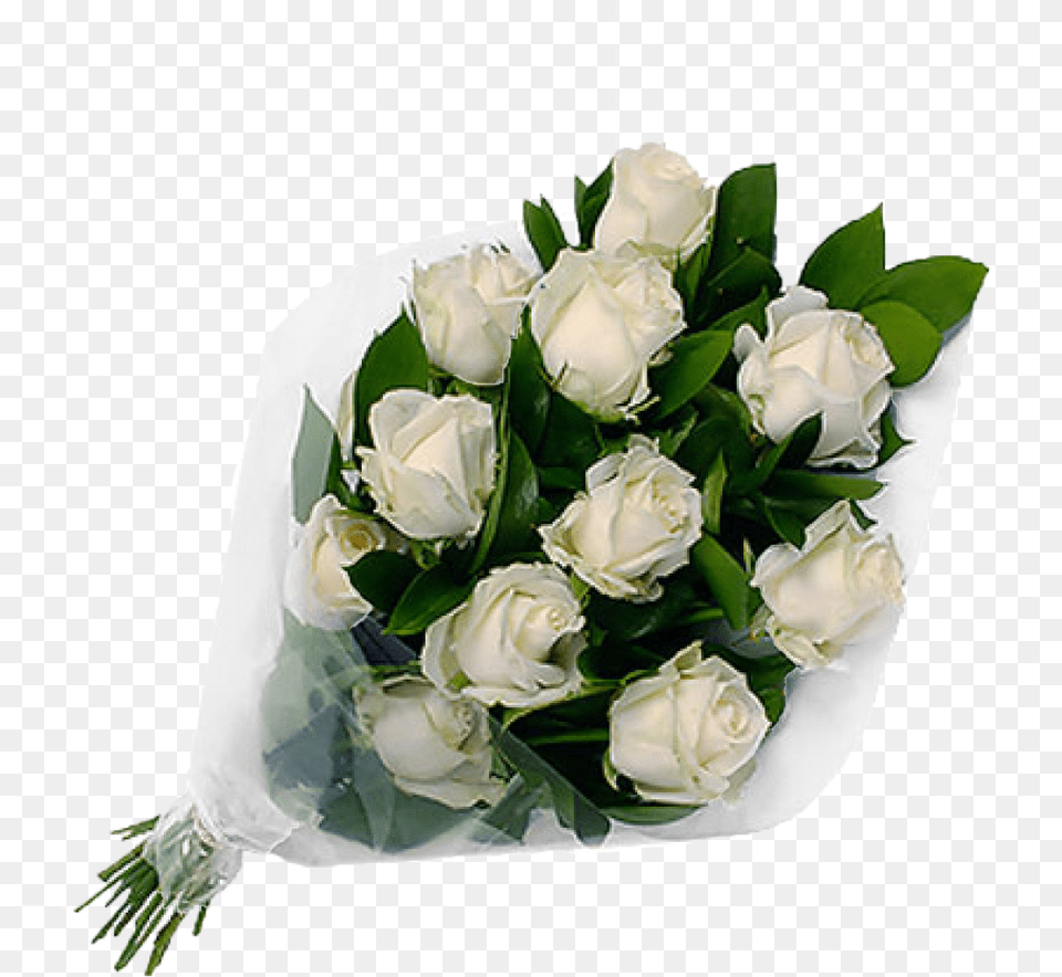White Roses Flower Bouquet For Condolences White Roses Bunch, Flower Arrangement, Flower Bouquet, Plant, Rose Free Png