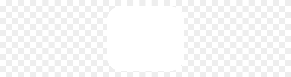 White Rounded Rectangle Icon, Cutlery Free Transparent Png