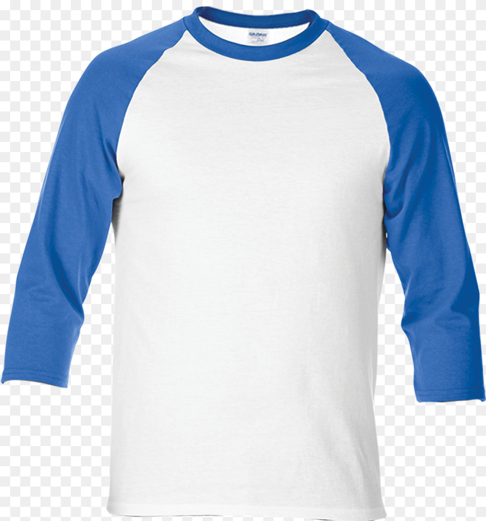 White Royal Raglan White And Blue, Clothing, Long Sleeve, Sleeve, Shirt Png Image