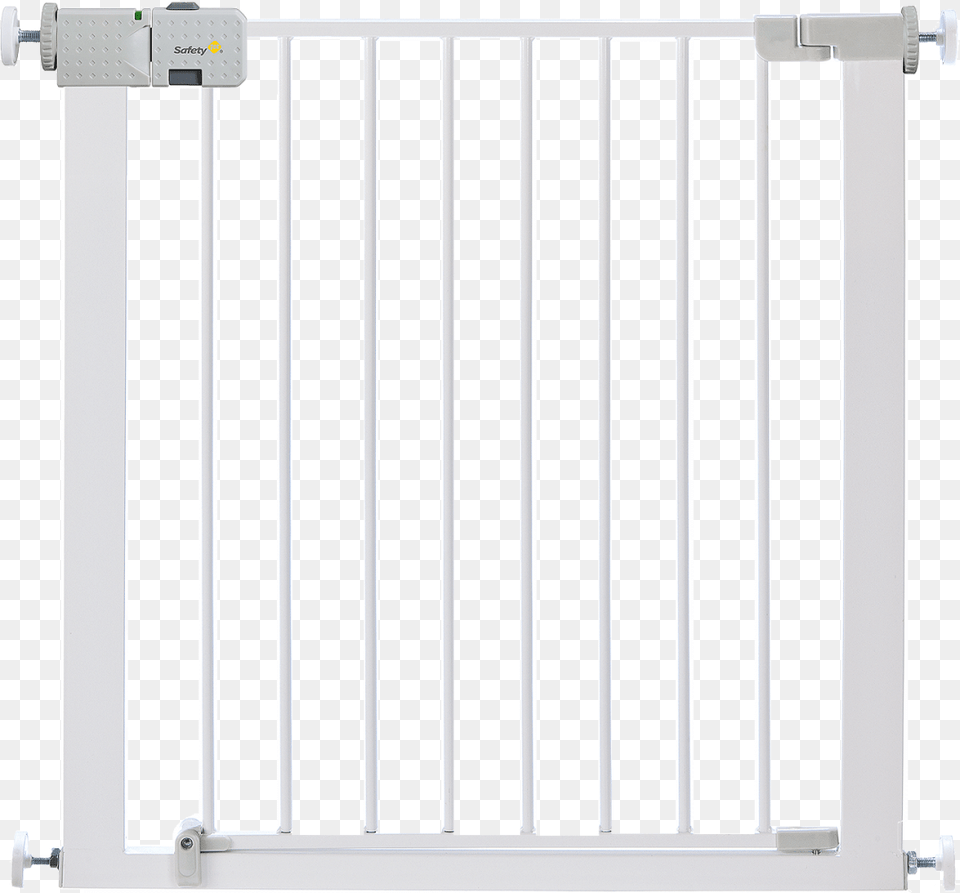 White Safety 1st Securtech Simply Close Metal Gate Gate Free Png Download