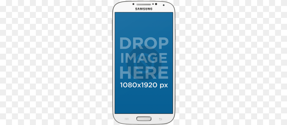 White Samsung Phone Mockup Over A Background Galaxy S5 Mockup, Electronics, Mobile Phone Free Png Download