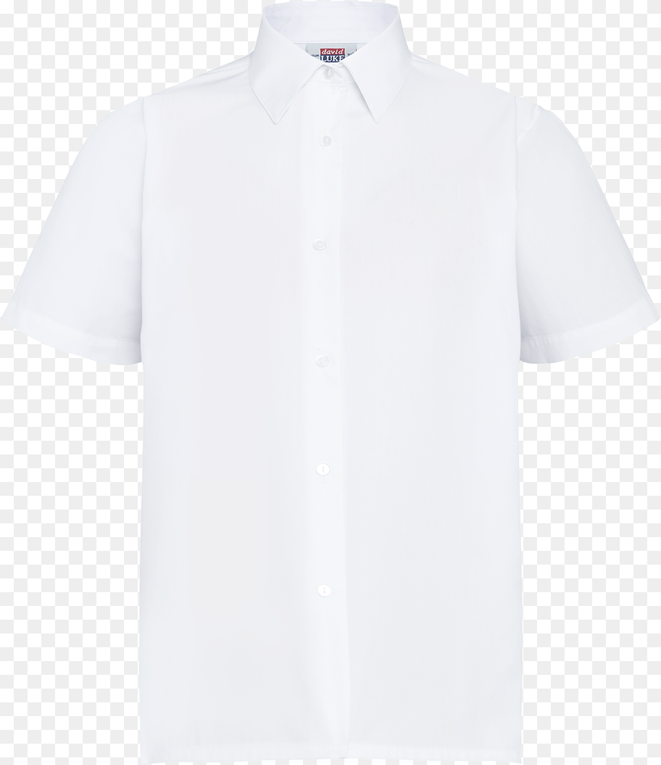 White School Blouse Polo Shirt Black And White, Clothing, Coat, Lab Coat, Dress Shirt Png Image