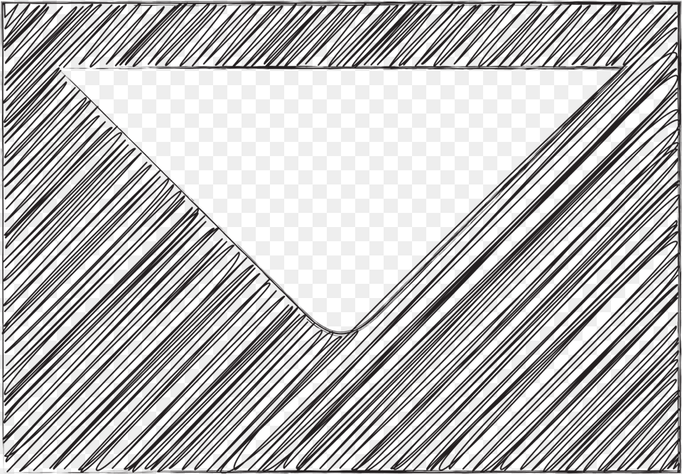 White Scribble, Triangle Free Transparent Png