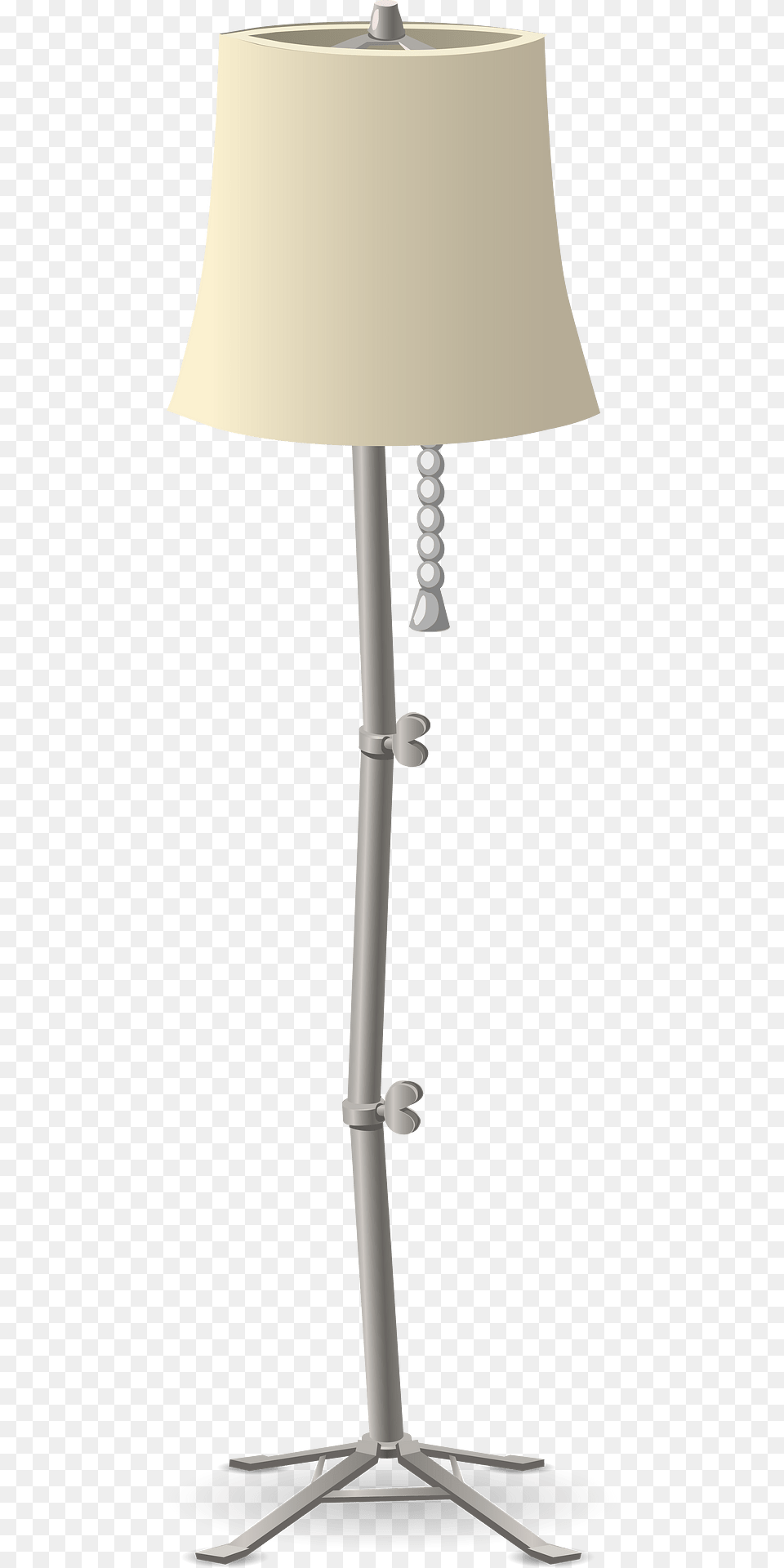 White Shade Floor Lamp Clipart, Lampshade, Table Lamp Free Transparent Png