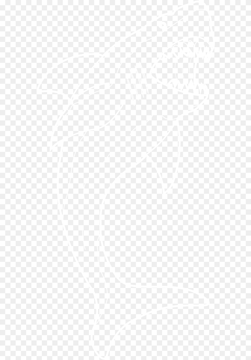 White Shark, Person, Stencil, Animal, Sea Life Free Transparent Png