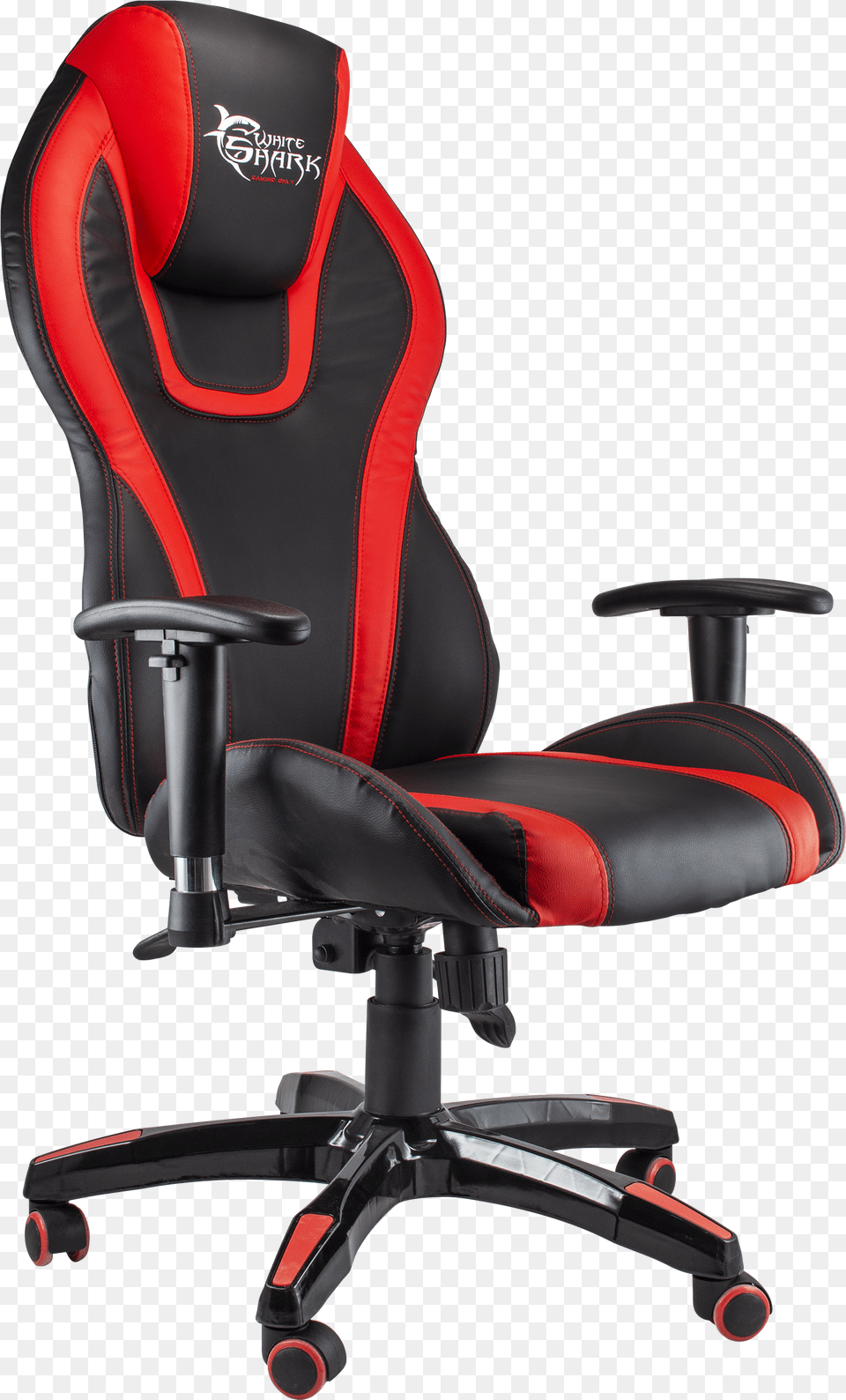 White Shark Gaming Chair Cobra Blackred, Cushion, Home Decor, Furniture, Headrest Free Transparent Png