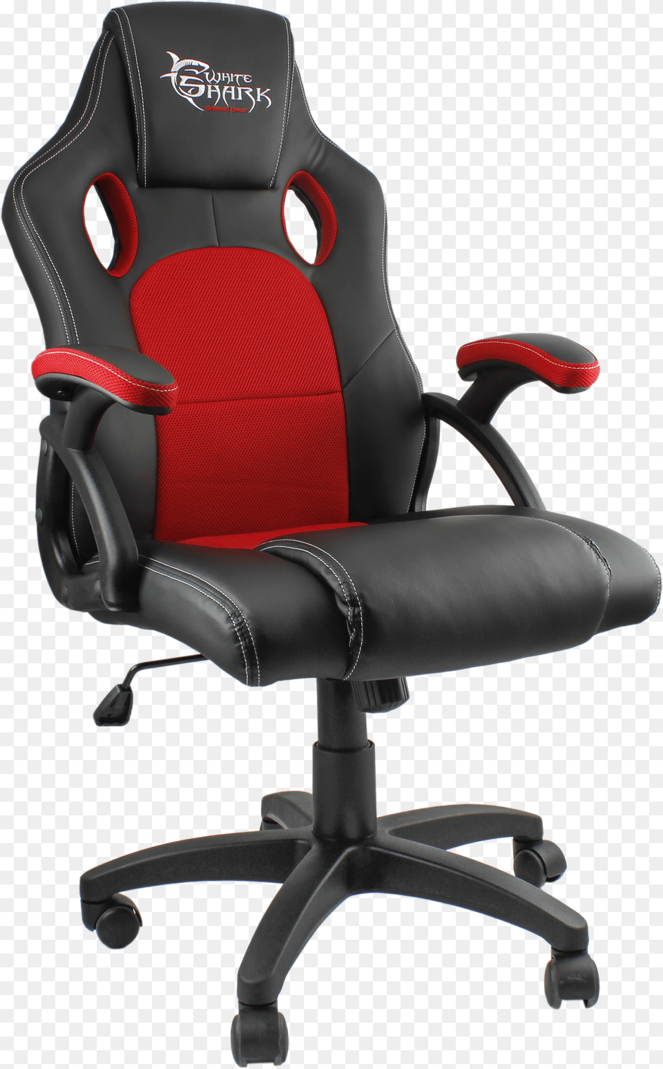 White Shark Gaming Chair Kings Throne Blackred Whiteshark White Shark Gaming Chair, Cushion, Furniture, Home Decor Free Png Download