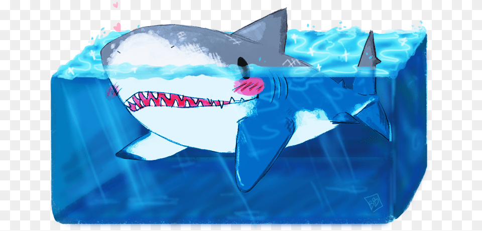 White Shark Inflatable, Animal, Fish, Sea Life, Great White Shark Free Png