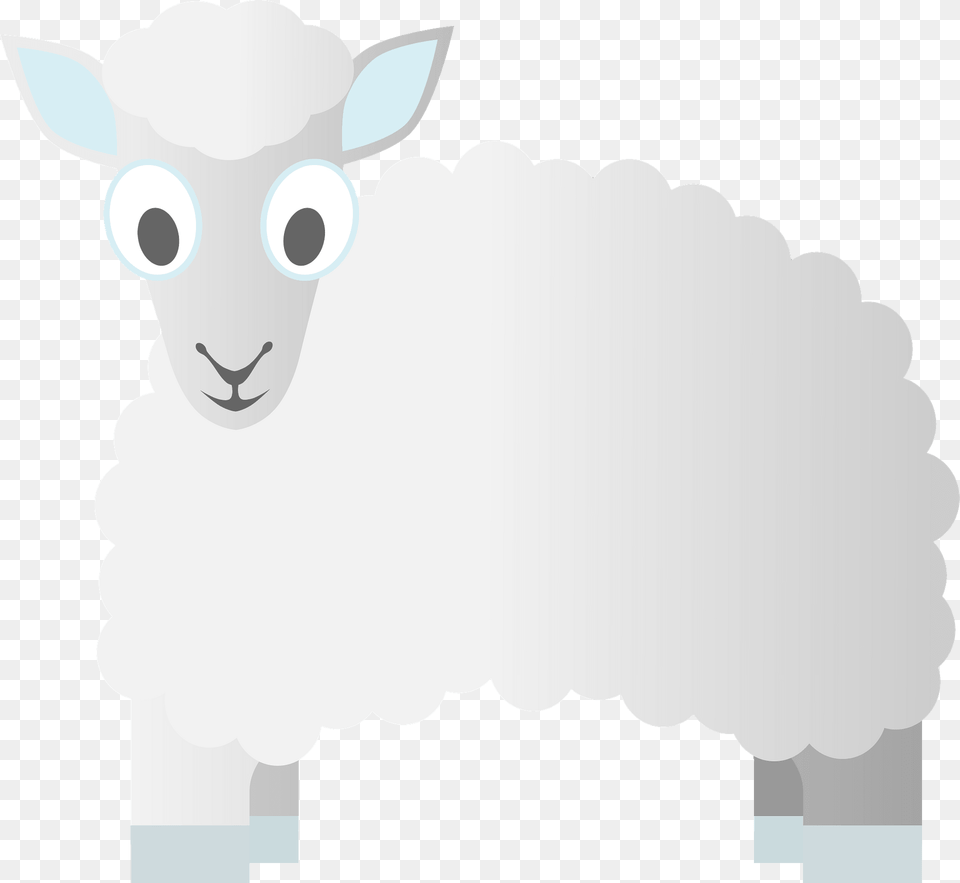 White Sheep Clipart, Animal, Livestock, Mammal Free Transparent Png