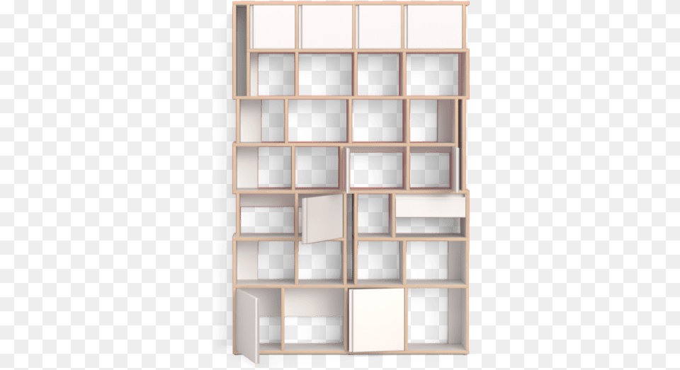 White Shelf, Furniture, Closet, Cupboard, Bookcase Free Png