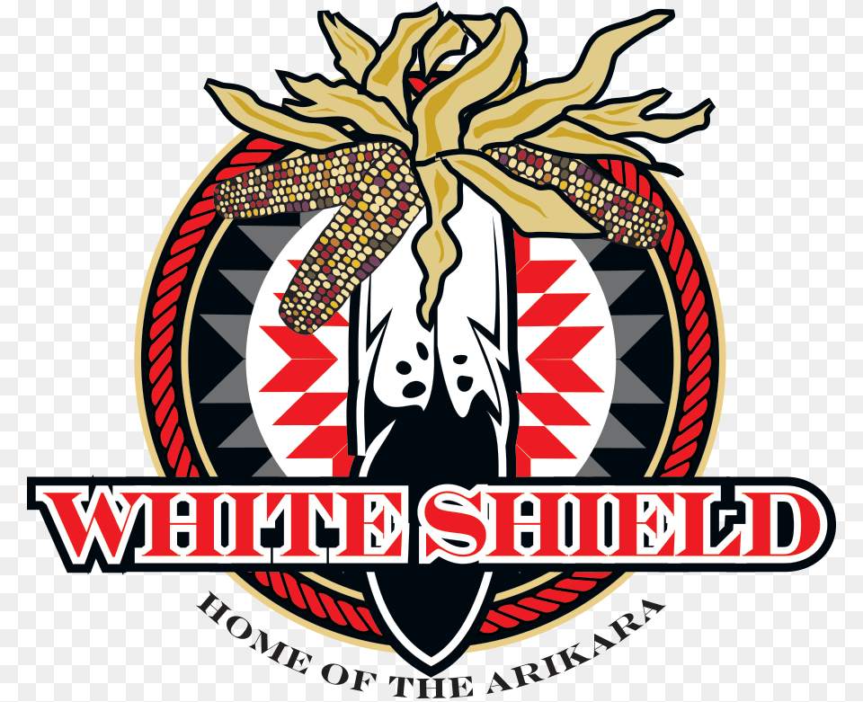 White Shield Segment Logo Illustration, Emblem, Symbol, Dynamite, Weapon Free Png