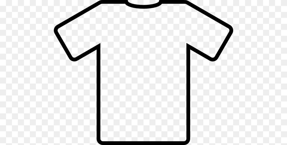 White Shirt Black Outline Clip Art, Clothing, T-shirt Free Transparent Png