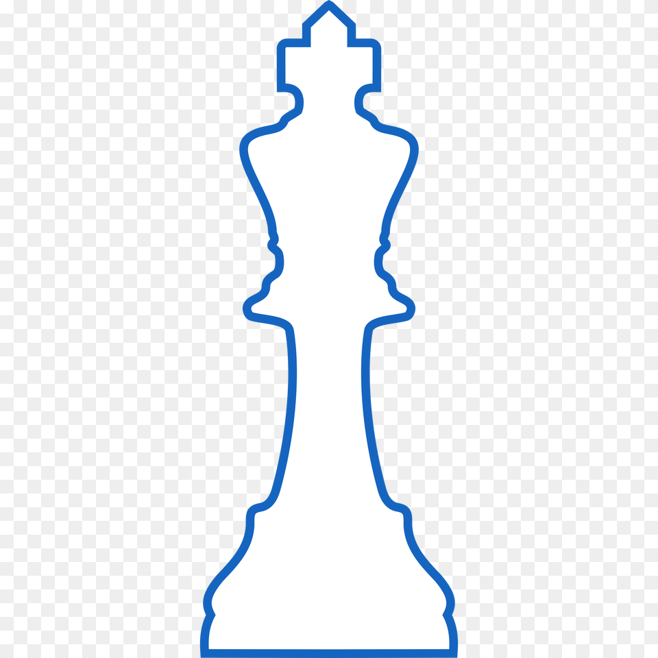 White Silhouette Staunton Chess Piece King Rey Icons Free Transparent Png