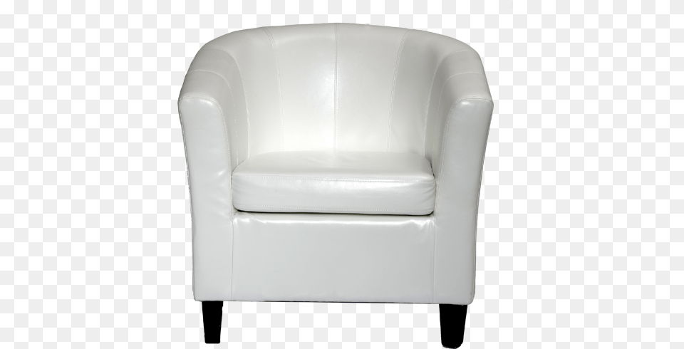 White Single Sofa, Chair, Furniture, Armchair, Couch Free Png