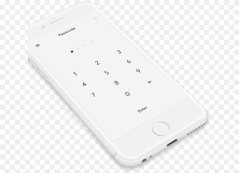 White Skin Iphone 6 Plus Image With Smartphone, Electronics, Mobile Phone, Phone Free Png