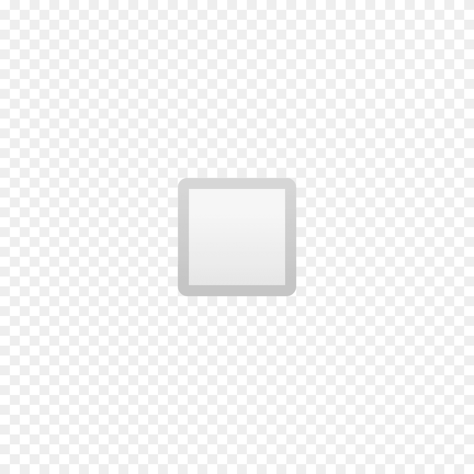 White Small Square Emoji Clipart Png