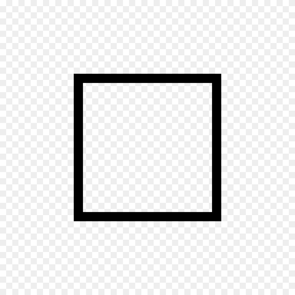 White Small Square Emoji Clipart Free Transparent Png
